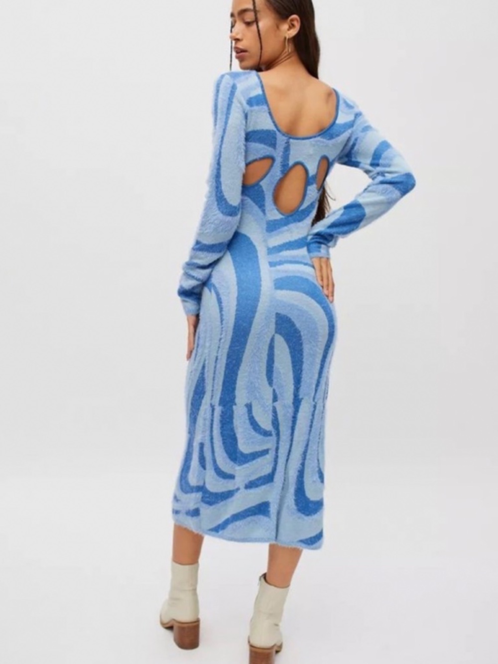 House of sunny blue moon sweater dress